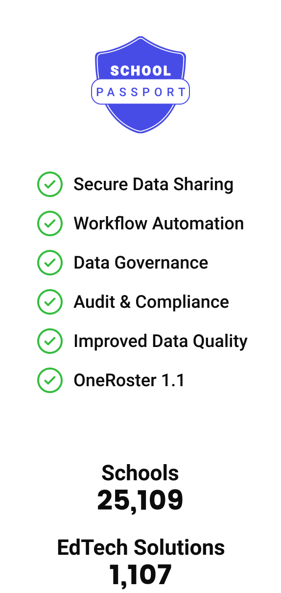 Request access to data from any school, anywhere in the world
