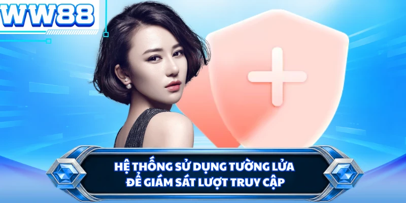 Hệ thống sử dụng tường lửa để giám sát lượt truy cập