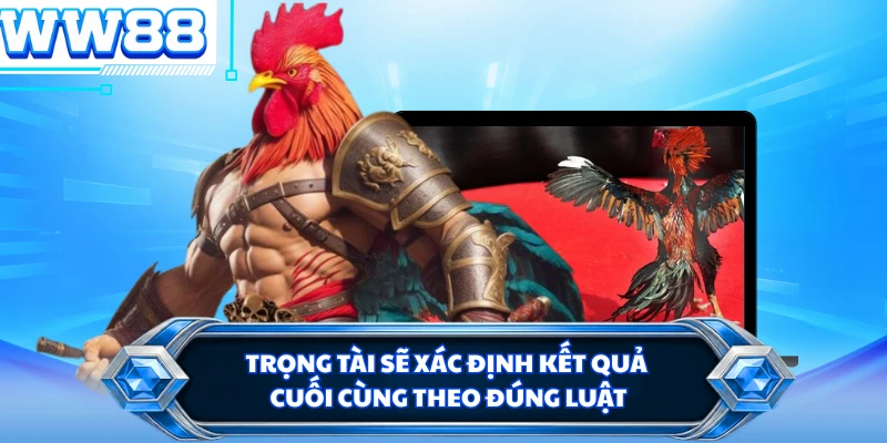 Trọng tài sẽ xác định kết quả cuối cùng theo đúng luật